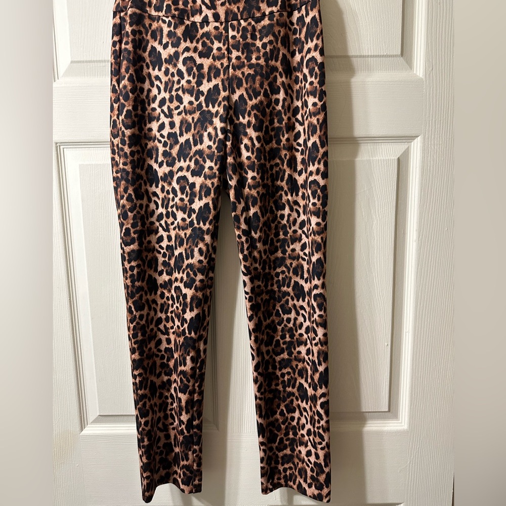New Directions Animal Print Pants Size Small